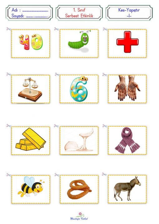  I Harfi Kes Yapıştır