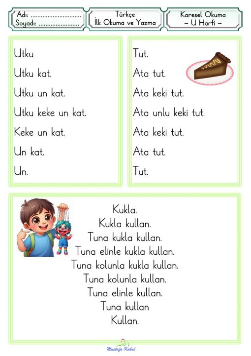 U Harfi Karesel Okuma 