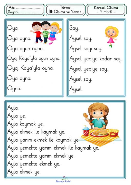  Y Harfi Karesel Okuma